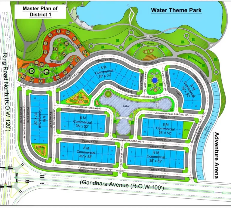 District One Commercial Plots Capital Smart City,