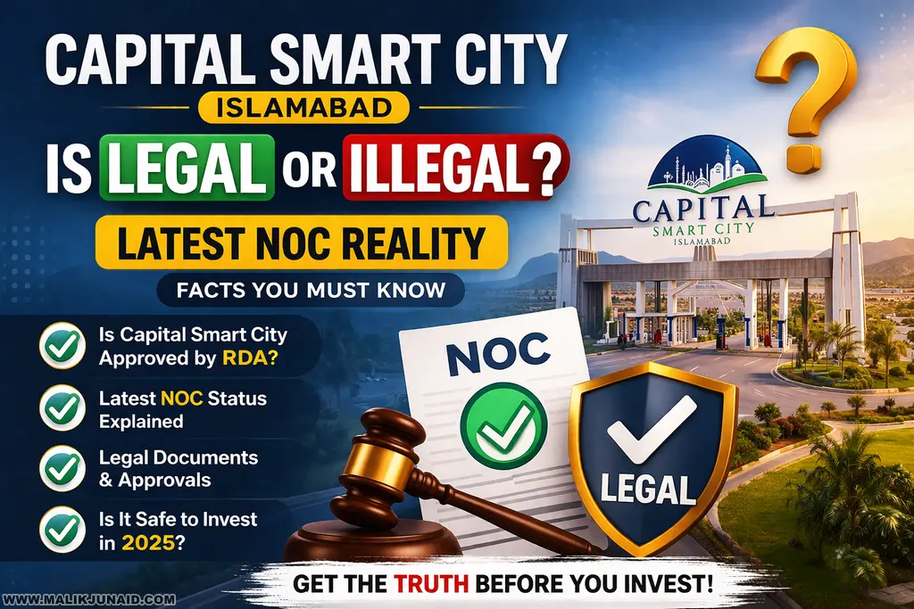 Capital Smart City Islamabad Is Legal or Illegal