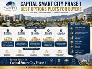 Capital Smart City Phase 1 Best Options Plots for Buyers