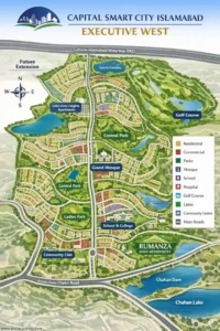 Capital Smart City Islamabad Executive West Map: Complete 2026 Guide for Location, Access, Sectors, and Smart Investment