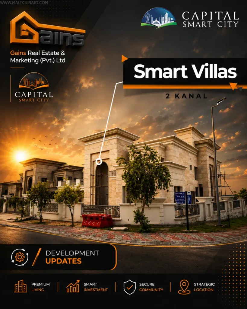 Get Capital Smart City Islamabad WhatsApp number, contact details, location, maps, plot prices, payment plans, blocks, and buying guidance from WWW.MALIKJUNAID.COM .